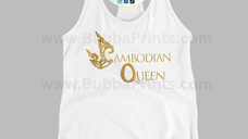 Cambodian Queen -Gold Cuff Women Tank Top