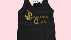 Cambodian Queen -Gold Cuff Women Tank Top