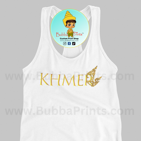 Khmer -Gold Cuff Women Tank Top