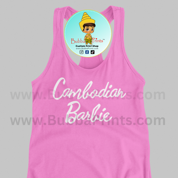 Cambodian-Barbie Women Tank Top