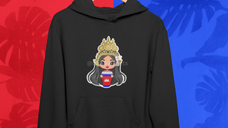 Cambodian Coffee Princess Fleece Hoodie