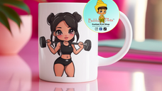 Fit Girl Magic with custom name Mug