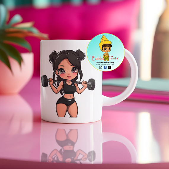 Fit Girl Magic with custom name Mug