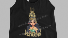 Exquisite Cambodian Queen Women Tank Top