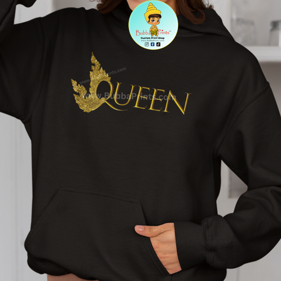 Gold Ear Cuff Queen Fleece Hoodie