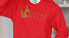 Gold Ear Cuff Queen Fleece Hoodie