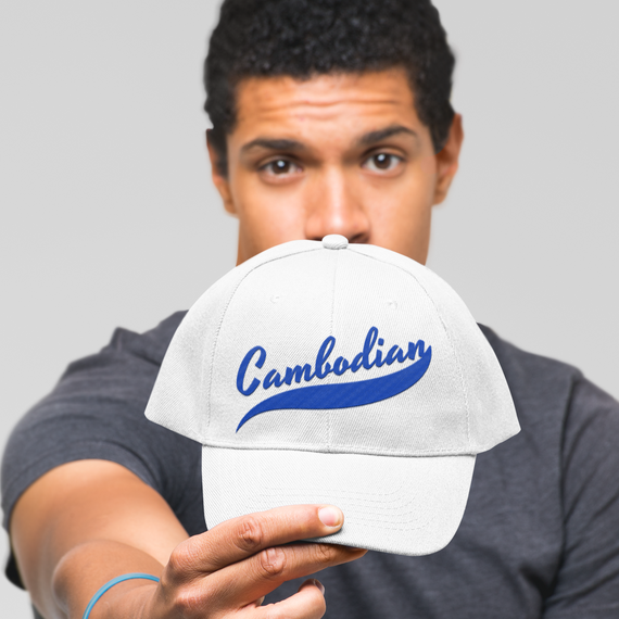 Go Blue Cambodian Dad Hat