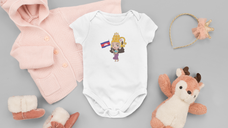 Apsara with Cambodian Flag Onesie