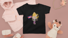 Apsara with Cambodian Flag Toddler Shirt