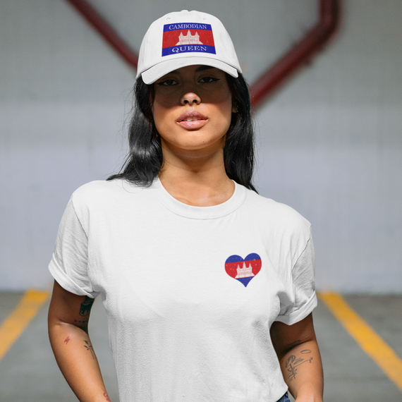 Heart Cambodian Queen Dad Hat